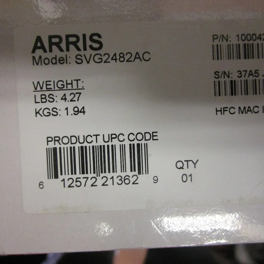 ARRIS Surfboard SVG2482AC 1750 Mbps 4 Port Voice Modem